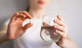 Take capsules with clean water