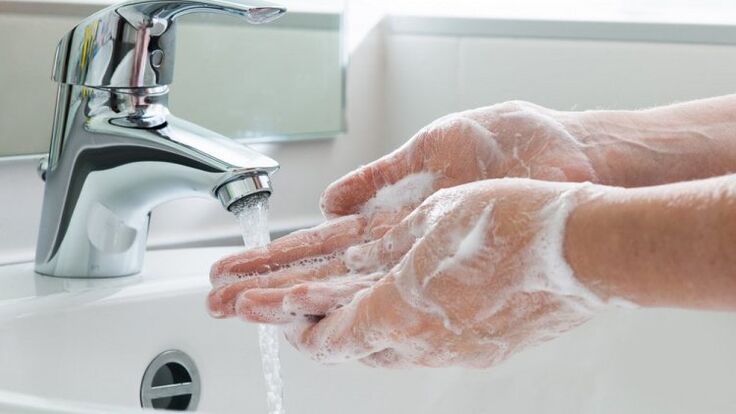 Wash your hands to prevent parasitic infections
