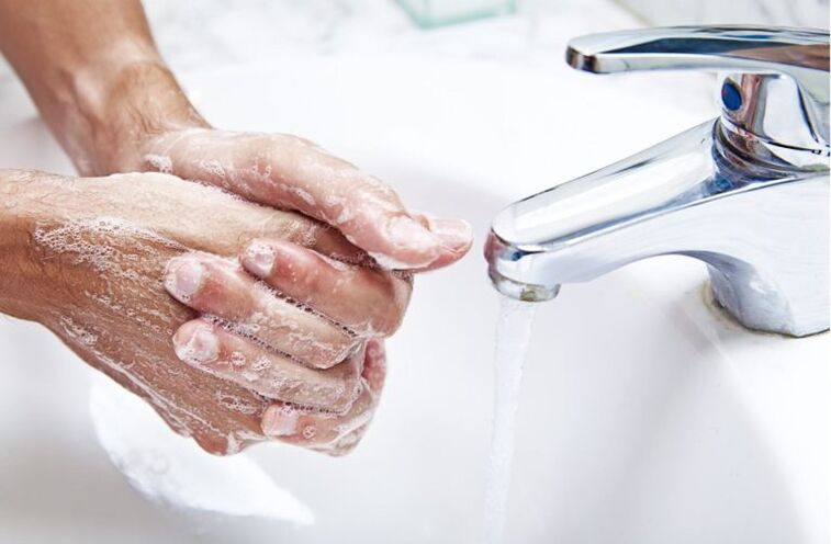 Wash your hands to prevent parasitic infections