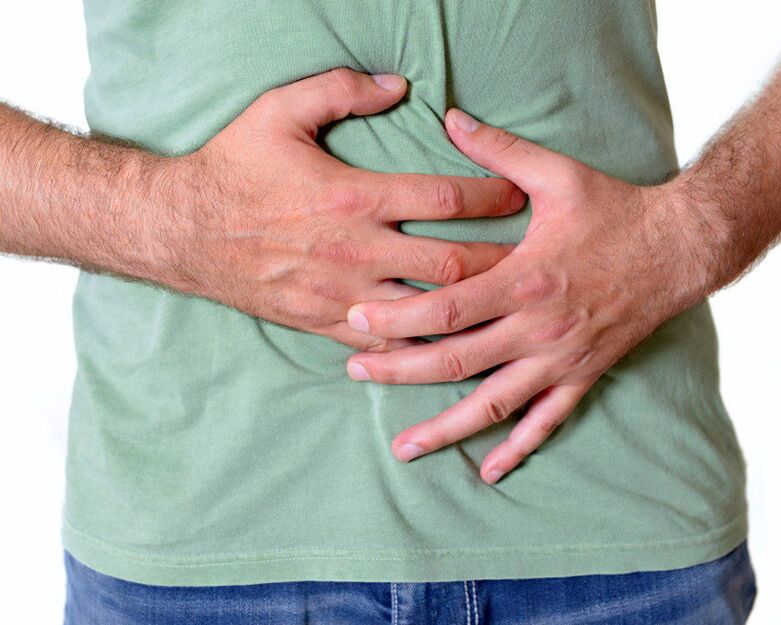 Worms can live in the intestines and cause stomach pain