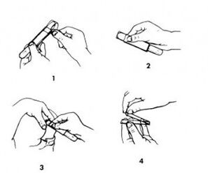 scrape for parasite analysis